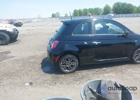 2014 Fiat 500 Abarth z USA, uszkodzony, nr VIN 3C3CFFFH0ET240076